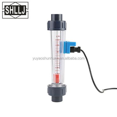 China PVC PVC Water Rotameter Flow Meter with Magnetic Alarm Flow Meter for sale