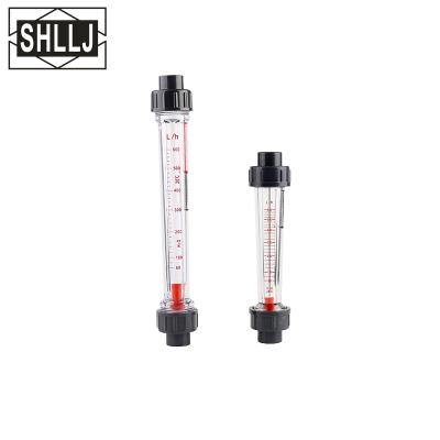 China ABS Or PVC LZS Plastic Tube Flow Meter Water Flow Meter Low Cost Rotameter for sale