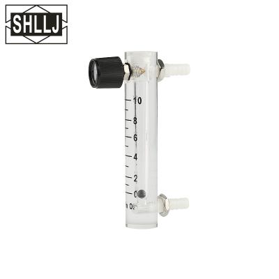 China Plastic POM Oxygenerator Flow Meter Gas Rotameter LZQ-4 1-10LPM for sale