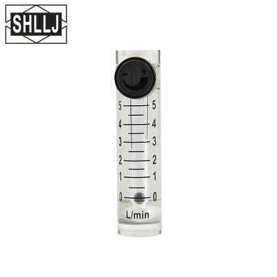 China POM Plastic Rotameter Flow Meter Price Helium Compressed Air Flow Meter Acrylic Gas for sale