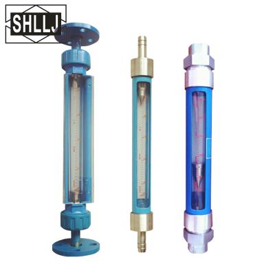 China AL or SS glass tube flow meter acid flow meter chemical flow meter for sale