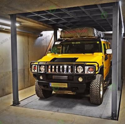 China Car parking house garage under ground car lift for parking for sale