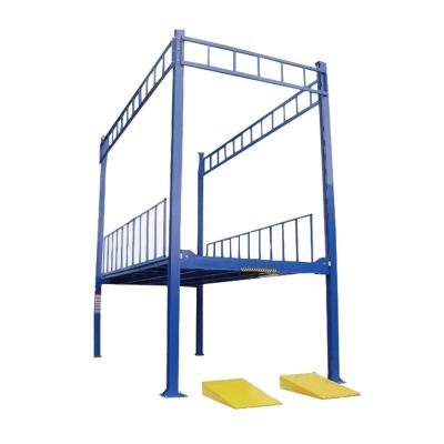 China Heavy Duty Car Lift Platform 4 Post Car Lift Price 5500*2500mm for sale