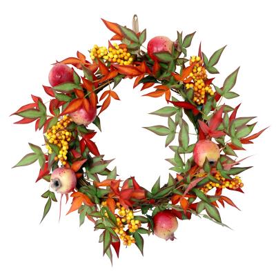 China ODM Lovely ODM Halloween Autumu Garland Front Door Wall Window Hanging Red Gold Garland Harvest Door Garland Colorful Drop Decoration for sale