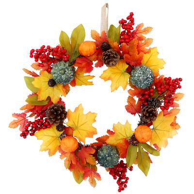 China 2020 Christmas Wreath New Arrival Wholesale Halloween Decoration Supply Handmade Wreath for sale