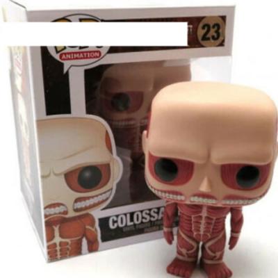 China Toy Attack On Titan Funko Cartoon COLOSSAL FEMALE TITAN 23# 233# Action Number Toys Vinyl Figure Collection Model Doll Gift for sale