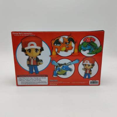 China Cartoon Toy Pokemon Trainer Red Champion Ver. Nendoro1d Stock Number Toys Charizard Blastoise Venusaur Pocket Monsters Elf Vinyl Model Doll for sale