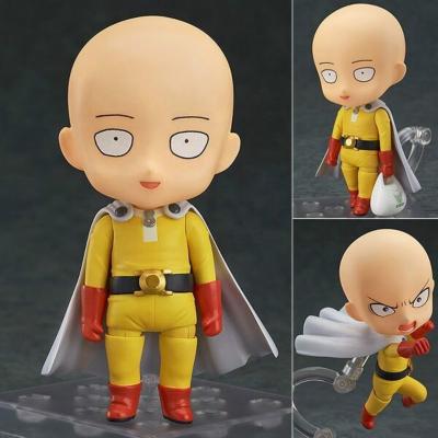 China Cute Cartoon Toy ONE PUNCH MAN Version Clay Man Figure Saitama 575# Action Numbers Face-changing Bald Doll Coat Man Model Toy Gifts for sale