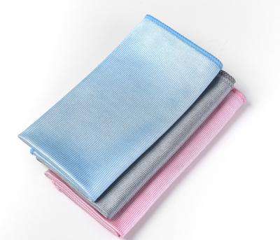 China Microfiber Cloth Glass Towel Dish Washable Polishing Cleaning Cloth for sale