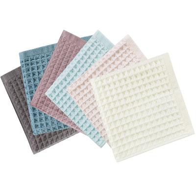 China Viable Terry Washing Dishes Kitchen Dish Towels Waffle Weave Dish Cloth Kitchen Towels Super Absorbent for sale