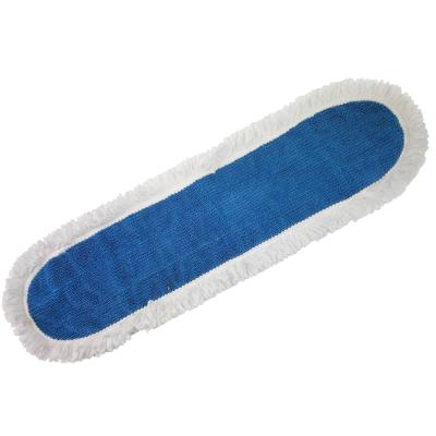 China Sustainable Professional Microfiber Wet Mop Pads Household Floor Cleaning Rectangle Mop Flat Head Commercial Industrial Refill Product for sale