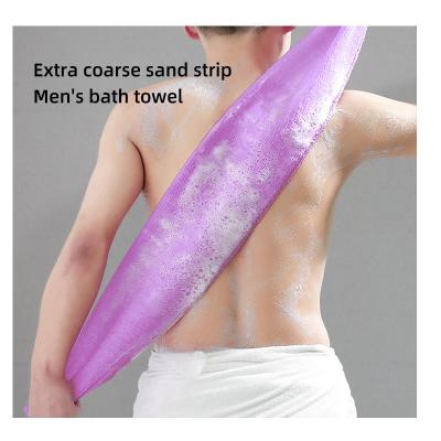 China The Supermarket Supplier Factory Custom Skin Exfoliating Long Back Scrubber Bathing Sponge for sale