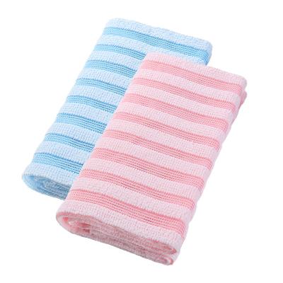 China Aiyu Wholesale Nylon Exfoliating African Body Net Scrubbing Bath Sponge For Body Cleaning for sale