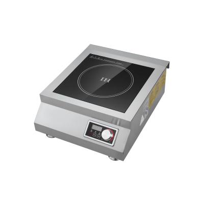 China Hotel 3500w Knob Control Commercial Induction Cooktop Silver OEM Induction Cooker for sale