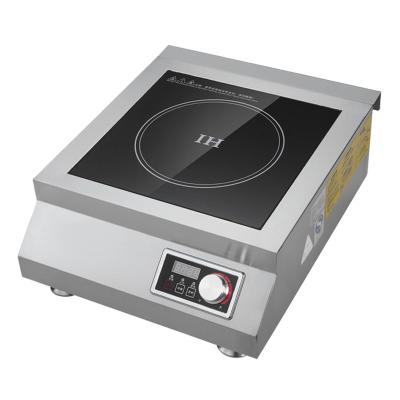 China 120V ETL /220V Hotel CE 3500W 5000W Stainless Commercial Induction Cooker for sale