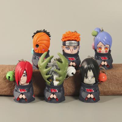 China Konan Orochimaru 3D Eco-Friendly Classic Doll Pain Shitachi Narut Akatsuki Anime Key Chain Pendant Shippuuden Action Number Pendant for sale