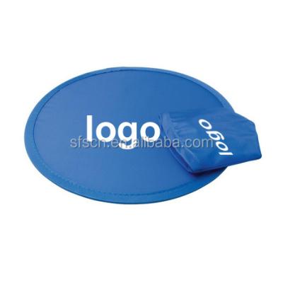 China Toy Wholesale Custom Printed Foldable Electronic Flight Disc With Pocket Discfrisbee Nylon Polyester for sale