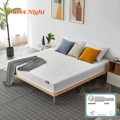 China Flippable Sweetnight Queen King Size Memory Foam Natural Latex Sleep Roll Up Roll In A Box Sponge Bed Mattress for sale