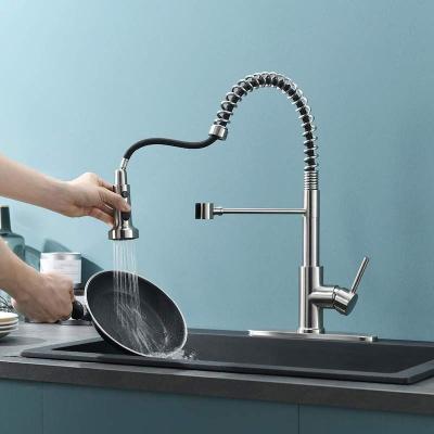 China Pull Out Spray Faucet 2023 Wholesale Sink Faucet Kitchen Faucet With Pull Down Sprayer for sale