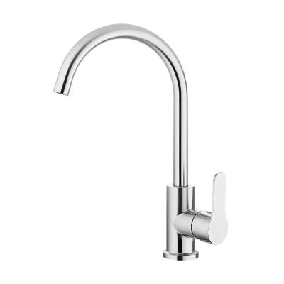 China Metered Faucets Price Good Price SUS 304 Single Handle Kitchen Faucet With Cold Hot Water Function for sale