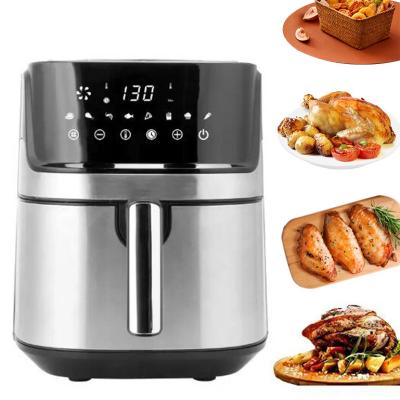 China 1700W commercial electric smart air fryers with 6.5L touch screen home use multifunctional air fryer for sale