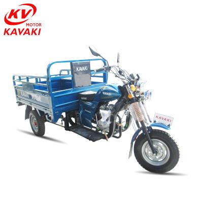 China Kavaki Factory Stock Motor Tricycle 3 Wheel Cargo Tricycle Flat/Rugged/Uphill Three-wheel Motorcycle for sale