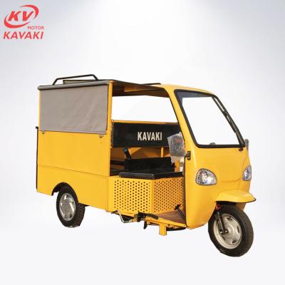 China China three wheel 200CC motor cheap flat/rocky/uphill tricycle 7 seater gasoline adult tricycle with roof for sale