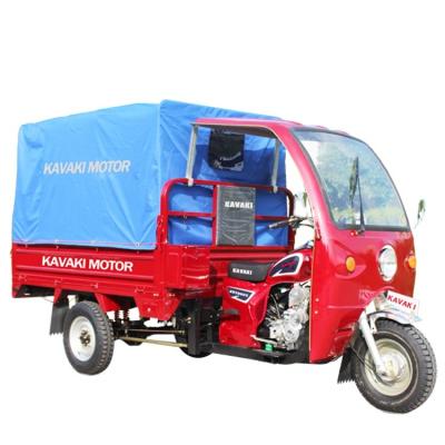 China Motorcycle 3 Wheeler Motor Tricycle Wagon Freight High Quality Flat/Rugged/Uphill Tricycle With Drive Roof for sale