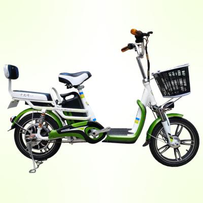 China Newest Aluminum Alloy Green 750w City Electric Bike Cycle For Korea for sale