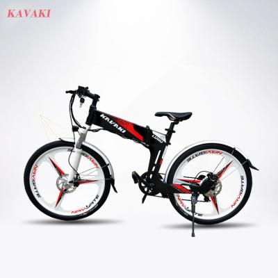 China Big Power Aluminum Alloy KAVAKI 350W Full Suspension Mountain Bike 26inch Hummer Electric Bike Price for sale