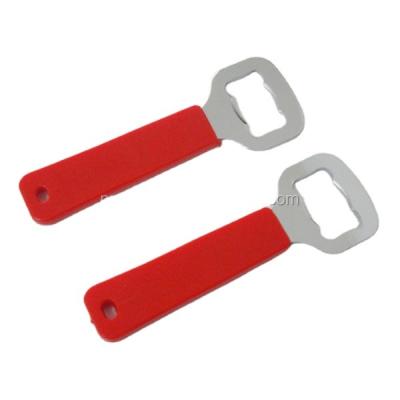 China Wholesale Custom Viable Viable Metal Handle Stainless Steel Plastic Bottle Opener For Beer for sale