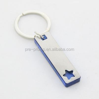 China Wholesale Metal And Plastic Cheap Custom Star Key Chain for sale