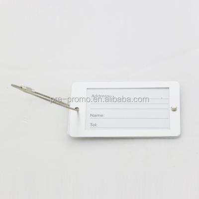 China Cheap Metallic Promotional Wholesale Aluminum Luggage Tag for sale