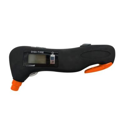 China Hammer for glass breaking and knife for seat belt cutting. Multi Function Digital Tire Pressure Gauge With Hammer And Knife for sale