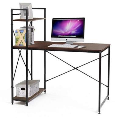 China Modern Metal Frame Home Office Furniture Computer Desk Simple Working Desk With MDF Board for sale