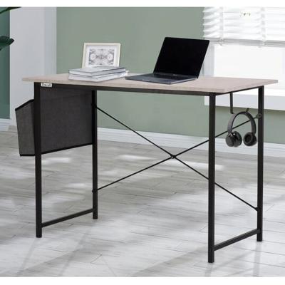 China Modern Simple Home Office Furniture Computer Table With Side Bag for sale