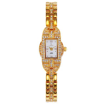 China Hot Sales Women Waterproof Brass Case Brass Band Fashion Classic Lady Watch for sale