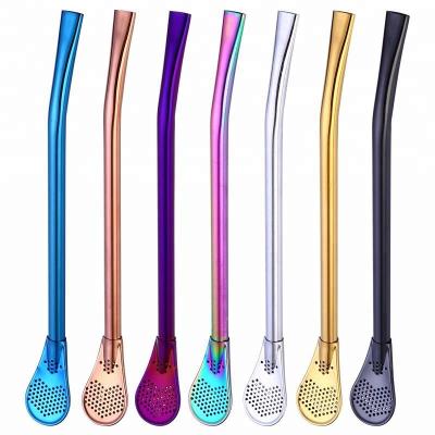 China Sustainable Stainless Steel Straws Drinking Straw 18/10 PVD Coating for sale