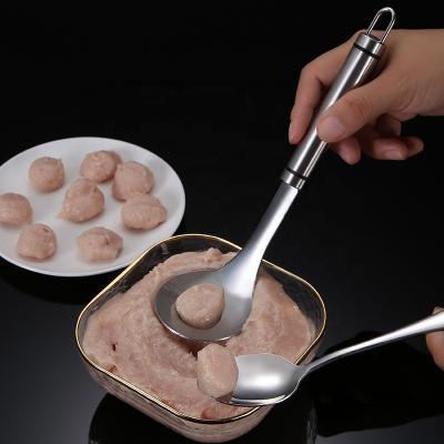 China Easy Viable Using 304 Stainless Steel Meatball Spoon DIY Meatball Clip/Meatball Maker Scoop Balls/Cup/Tongs Fish for sale