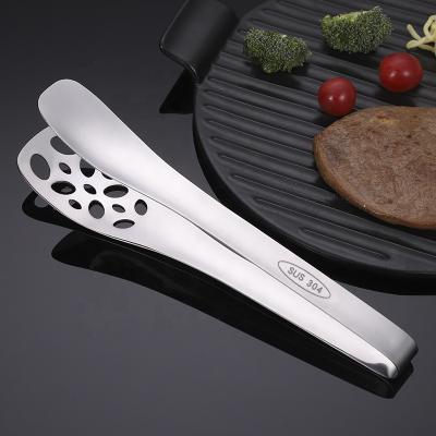 China Sustainable Hot Sale Factory Directly Food Bread Tongs GRILL Staples Tool for sale