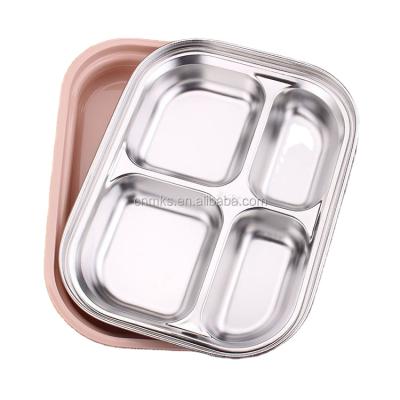 China Cool Keeping Stainless Steel Thermal Insulated Lunch Boxes Adjust Shape Kids Lunch Box for sale