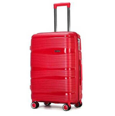 China New Design 3pcs To pp Daily Trolley Luggage Set 100% PP Hard Shell Suitcase Travel Luggage 5 size for sale