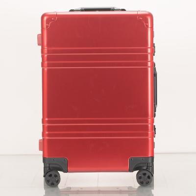 China New Design Brand New Design Trunk Trolley Metal Portable Suitcase Aluminum Smart Aluminum Good Quality China Manufacturer for sale