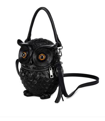 China 3D Reality Clean Untapped Forest 3D Owl Backpack Women Girls Leisure Drop Shipping Design Backpack With China Logo for sale