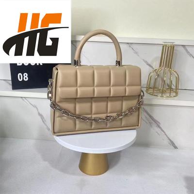 China Custom Water Resistant PVC Women Tote Shoulder Leather Lady Bag For Sale for sale