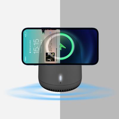 China USA wholesale hot sale wireless charger bluetooth wireless speaker for iphone 13 portable wireless speaker tws charging speaker for sale