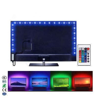 China Residential Smd Remote Control Light 2m 3m 5m RGB 30leds 5v Flex Tv Backlight Led Strip for sale