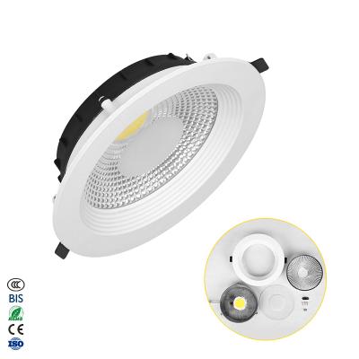 China Hot Sale Modern 7w Indoor Lighting Recessed Aluminum 10w 15w 20w 30w 40w Led Downlight for sale