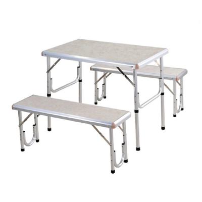 China Modern Aluminum Folding Folding Picnic Table With Outdoor Chairs And Table for sale