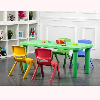 China Modern School Kids Party Plastic Kids Chairs And Tables Set Furniture for sale